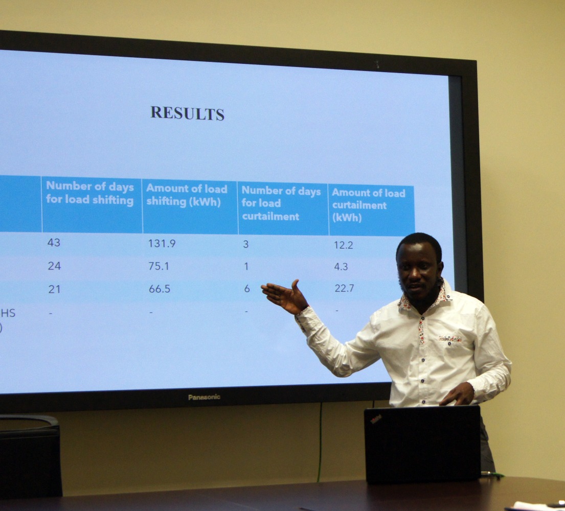 Ebrima L Darboe, visiting research assistant at Qatar University Centre for Advanced Materials (QUCAM) from the University of Gambia