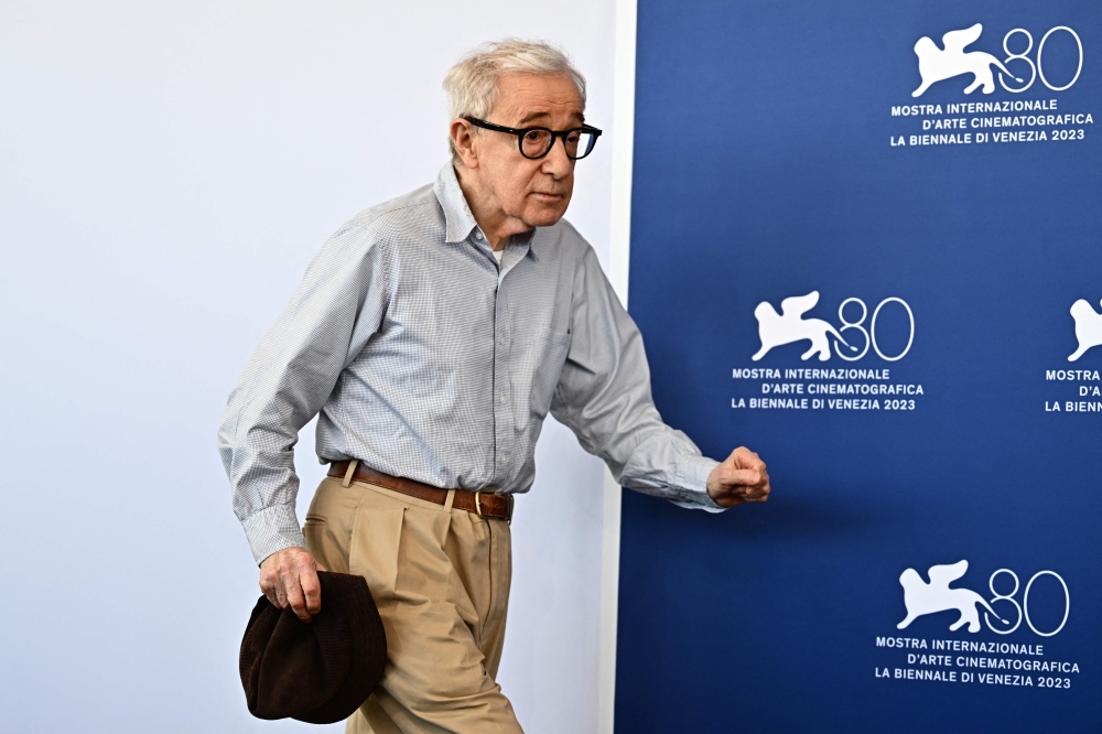 US director Woody Allen poses during the photocall of the movie 