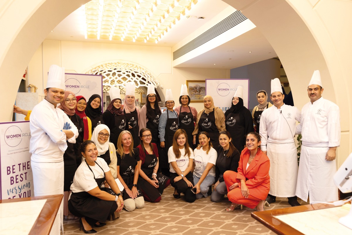 Participants and chefs during the Masterclass.