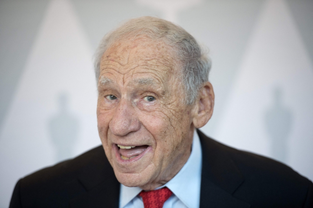 Director/screenwriter Mel Brooks attends a special 40th anniversary screening of the 1974 film classic 