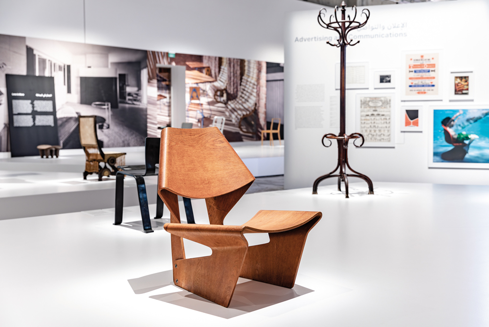 Furniture designs on display at the  exhibition at M7.