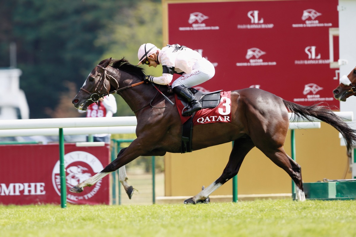 Iresine, the winner of 2022 Qatar Prix Foy Gr.2. PICS:  Zuzanna Lupa