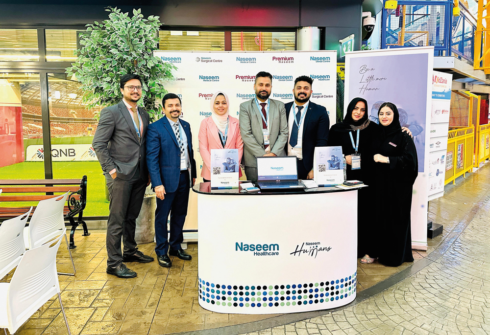 Naseem Healthcare officials during  KidZania Doha’s Educational Zummit.