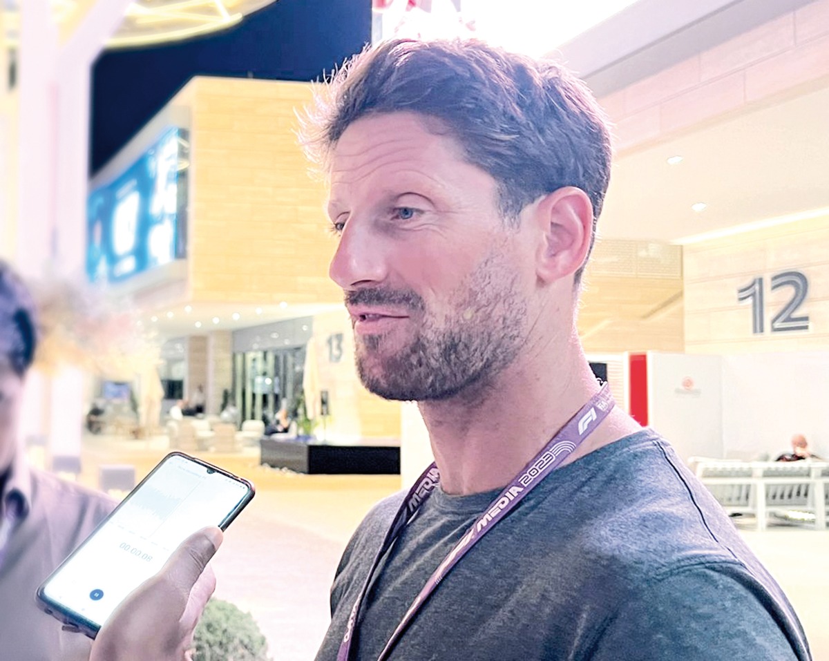 Former Formula 1 driver Romain Grosjean 