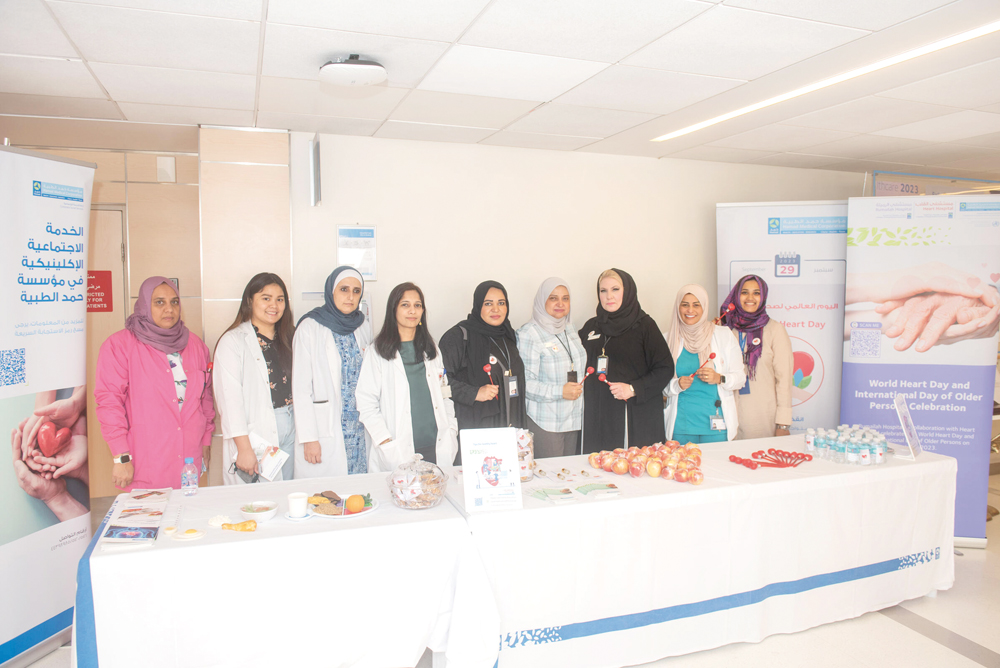 HMC’s Department of Geriatrics and Long-Term Care team at during the awareness event.