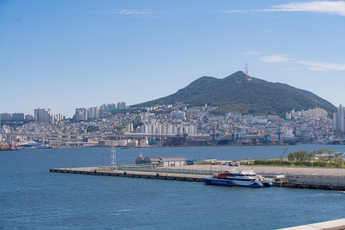 A view of the Busan North Port, the candidate site for the World Expo 2030. (Photos courtesy of KOCIS)