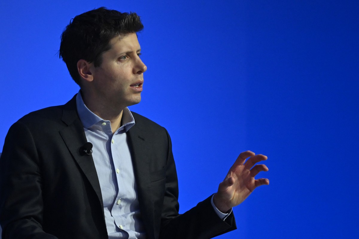 Sam Altman, CEO of OpenAI participates in the “Charting the Path Forward: The Future of Artificial Intelligence” at the Asia-Pacific Economic Cooperation (APEC) Leaders' Week in San Francisco, California, on November 16, 2023. Photo by ANDREW CABALLERO-REYNOLDS / AFP