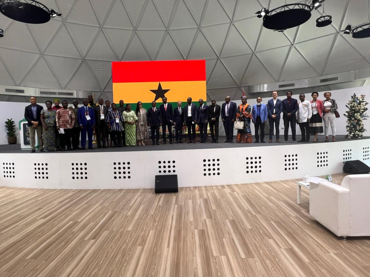 Officials during the conference ‘Agribusiness opportunities in Ghana within the context of Agritech’ held at the Expo 2023 Doha.