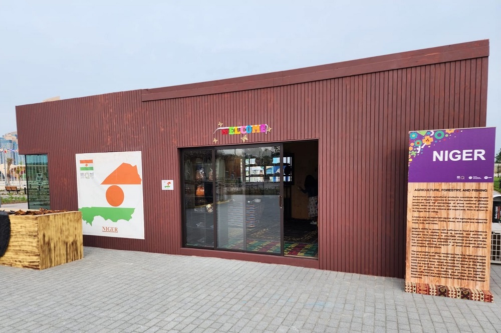 A view of Niger pavilion at Expo 2023 Doha.