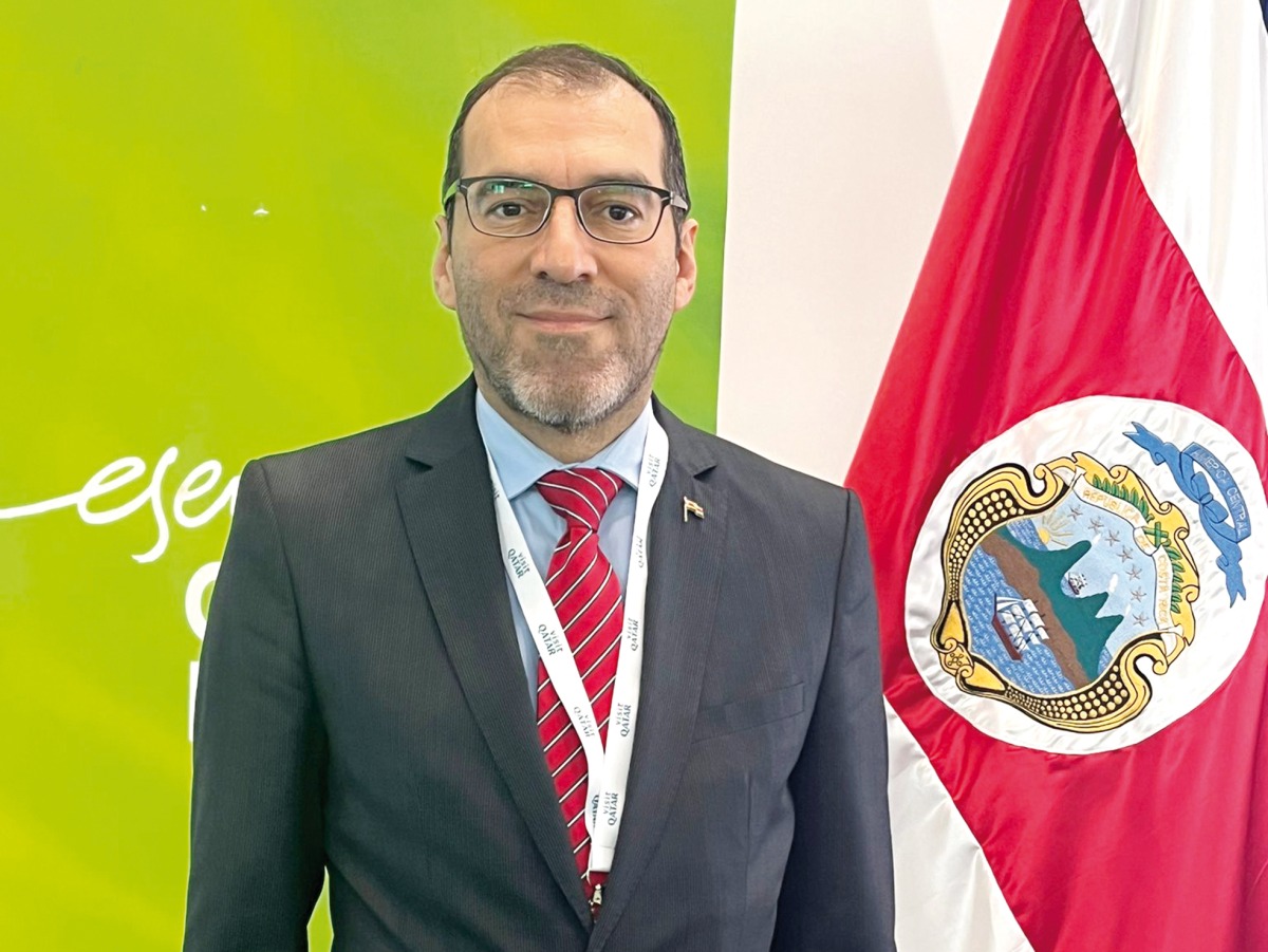 File photo of head of Mission of the Embassy of Costa Rica in Qatar Jairo Lopez