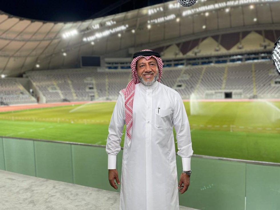 Qatari football legend Khalid Salman 