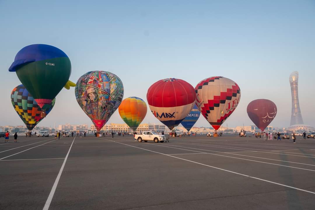 File photo of the balloons clicked during festival recently by The Peninsula reader Tahir Mahmood