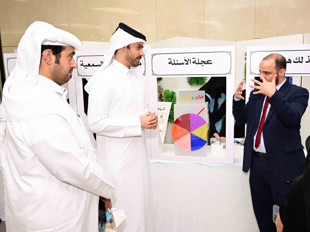 Visitors and officials at the event. 