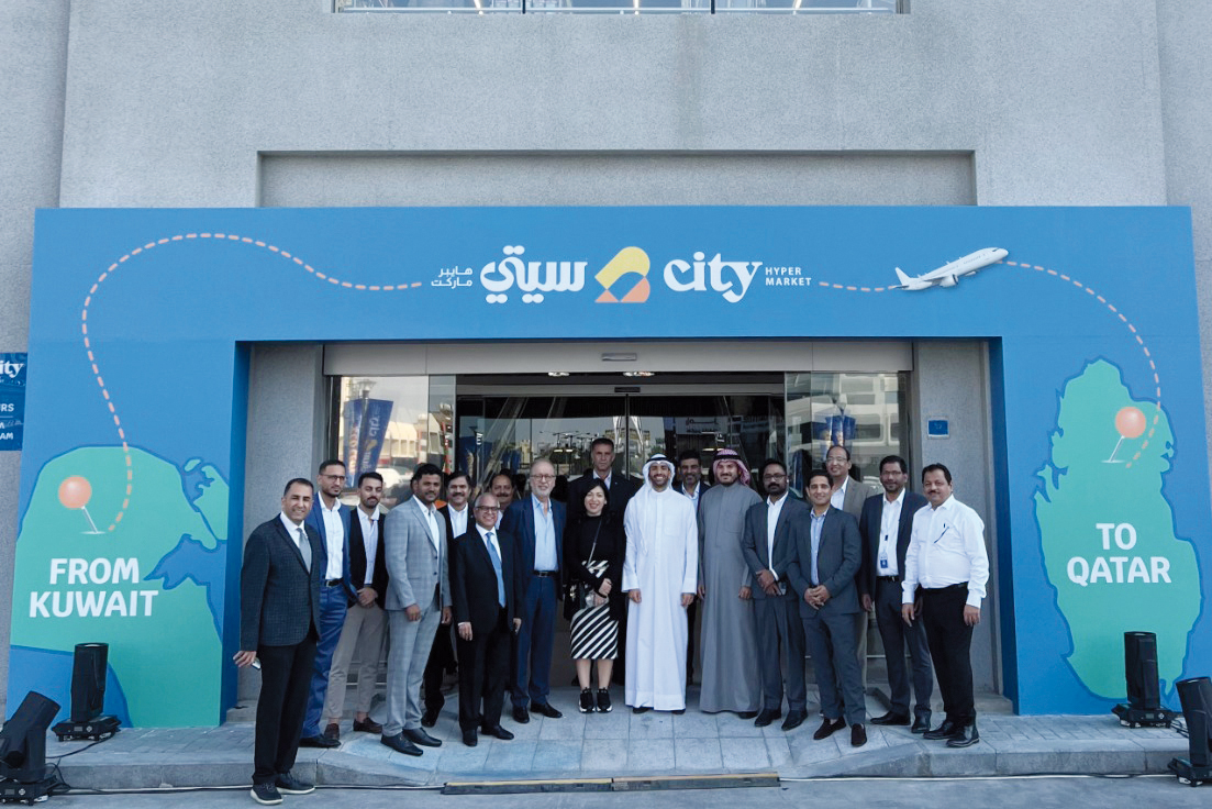 Officials during the opening of City Hypermarket.
