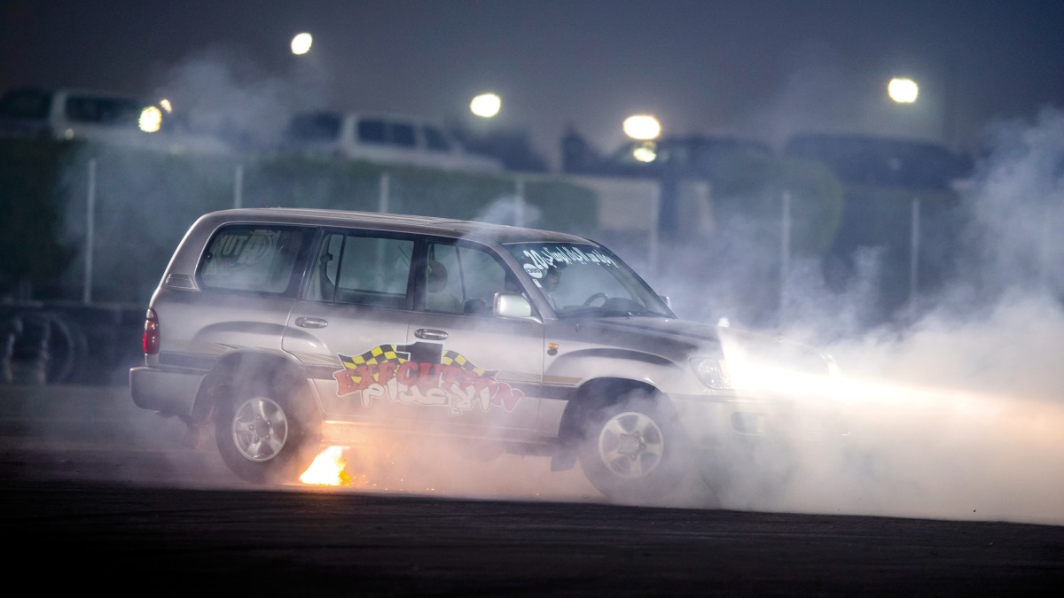 Abdullah Al Qahtani and Khalifa Al Meer notched up victories in the first two rounds respectively at QRC's 4X4 Freestyle Drift Track.