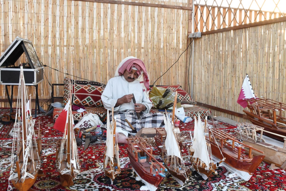 A craftsman at work at Sealine. 