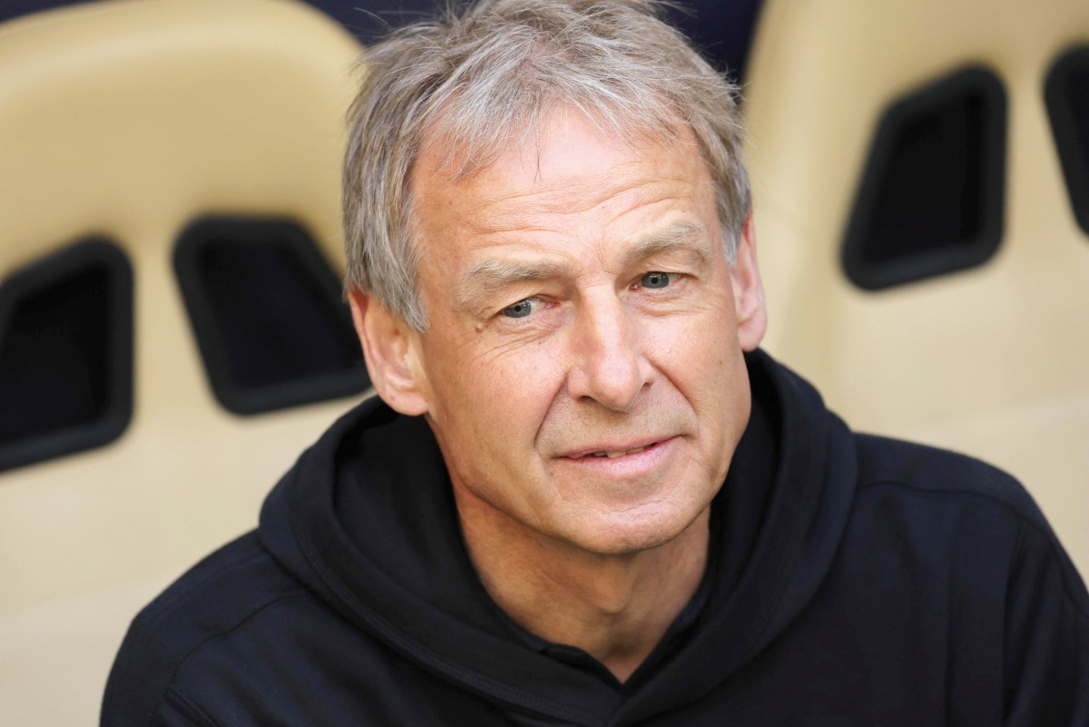 South Korea’s German coach Jurgen Klinsmann. AFP