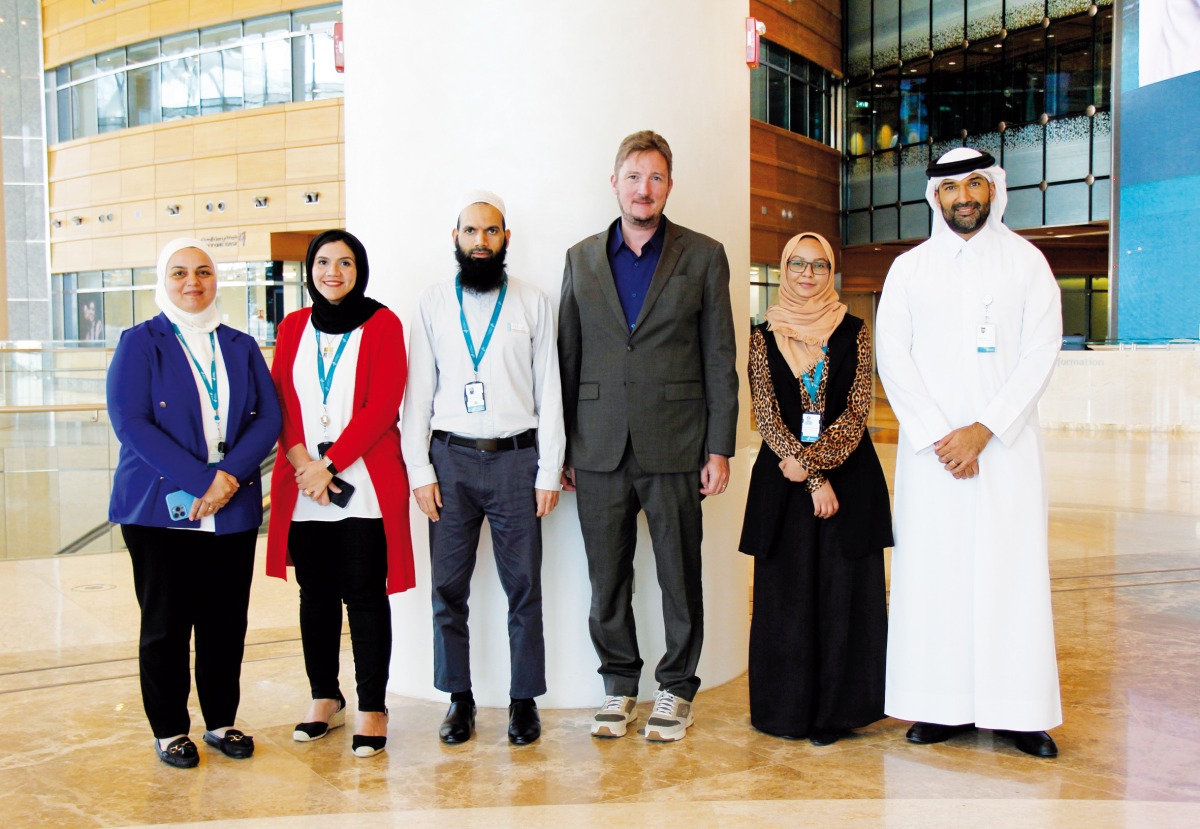 The microbiome cancer research team at Sidra Medicine.