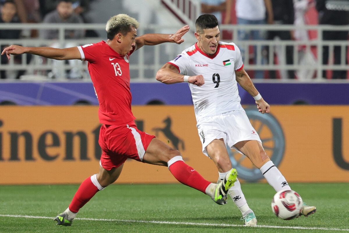 Tamer Seyam (right) hopes Palestine to give a good performance against Qatar in their last 16 match at Al Bayt Stadium tonight.  