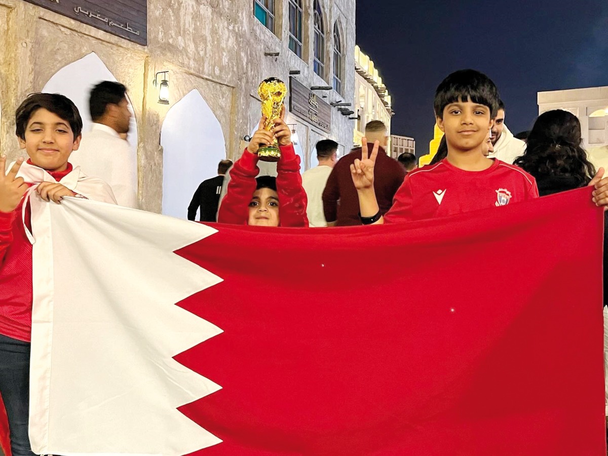 Al Annabi fans at Souq Waqif.