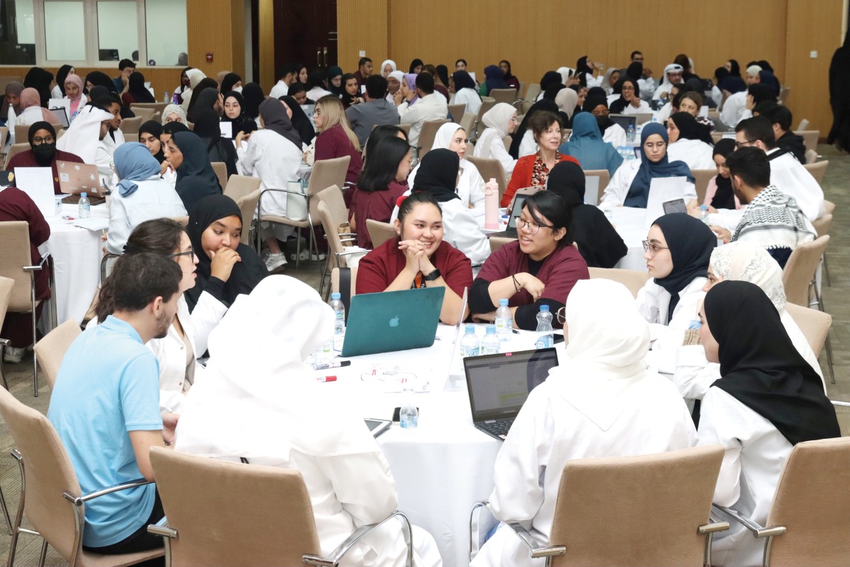 The event included students specialising in pharmacy, nursing, medicine, dental medicine, nutrition, and biomedical sciences.