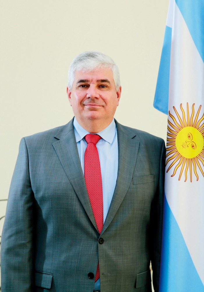 Ambassador of the Republic of Argentina to the State of Qatar H E Guillermo Nicolas PIC: Rajan Vadakkemuriyil