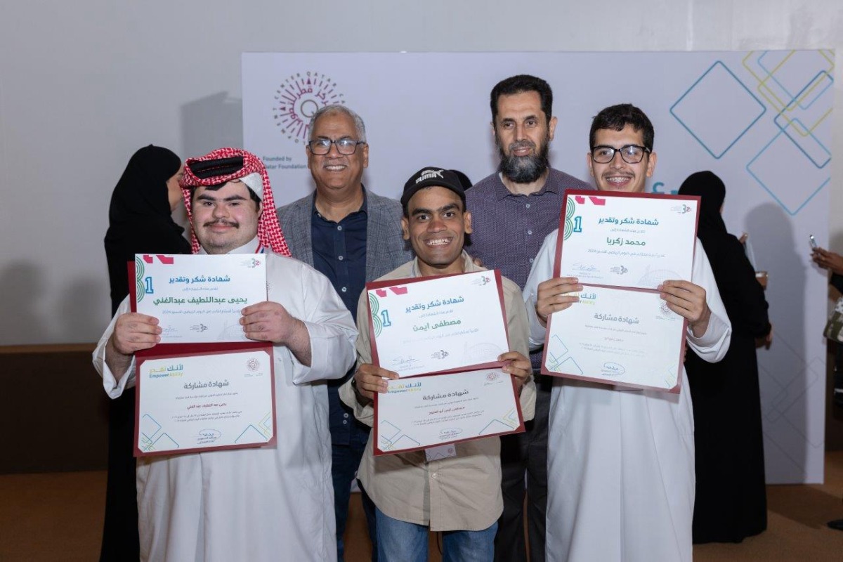 Three outstanding participants received special awards