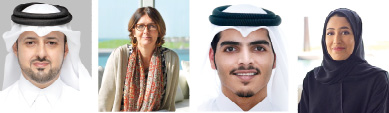 Mohammed Al Rumaihi, Dr. Julia Gonnella, Sheikh Abdulaziz Al Thani, Shaika Nasser Al Nassr