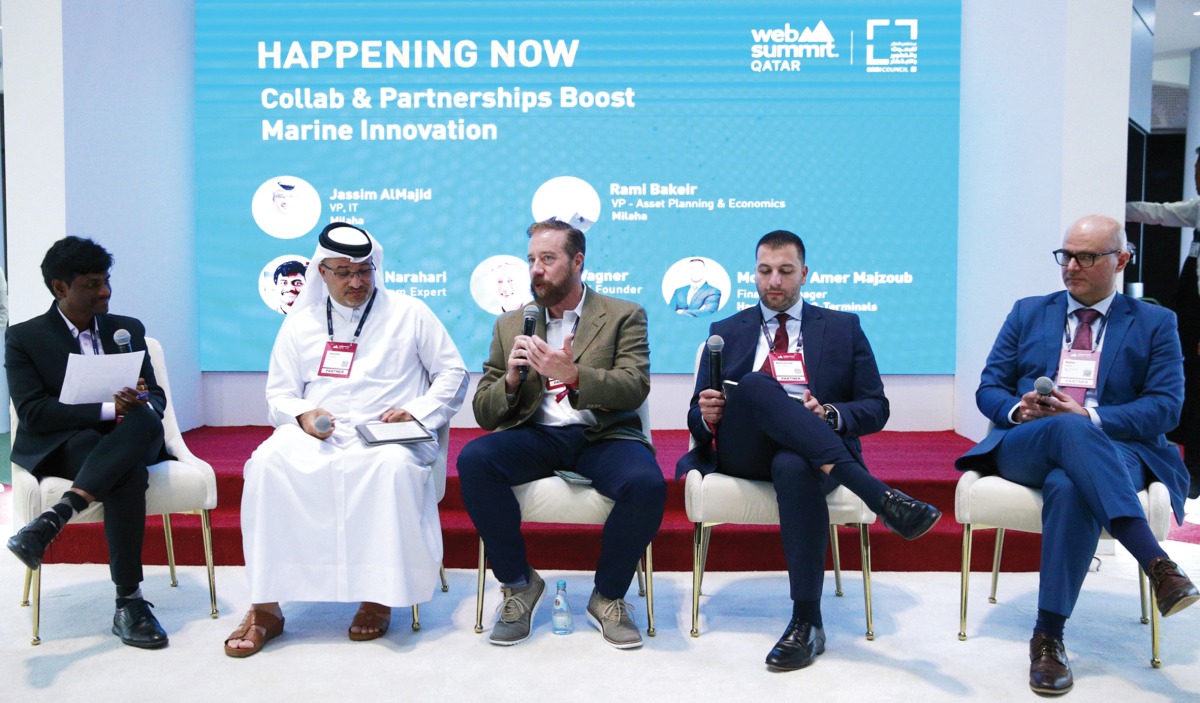 Experts discussing the significance of collaboration to boost the marine industry.