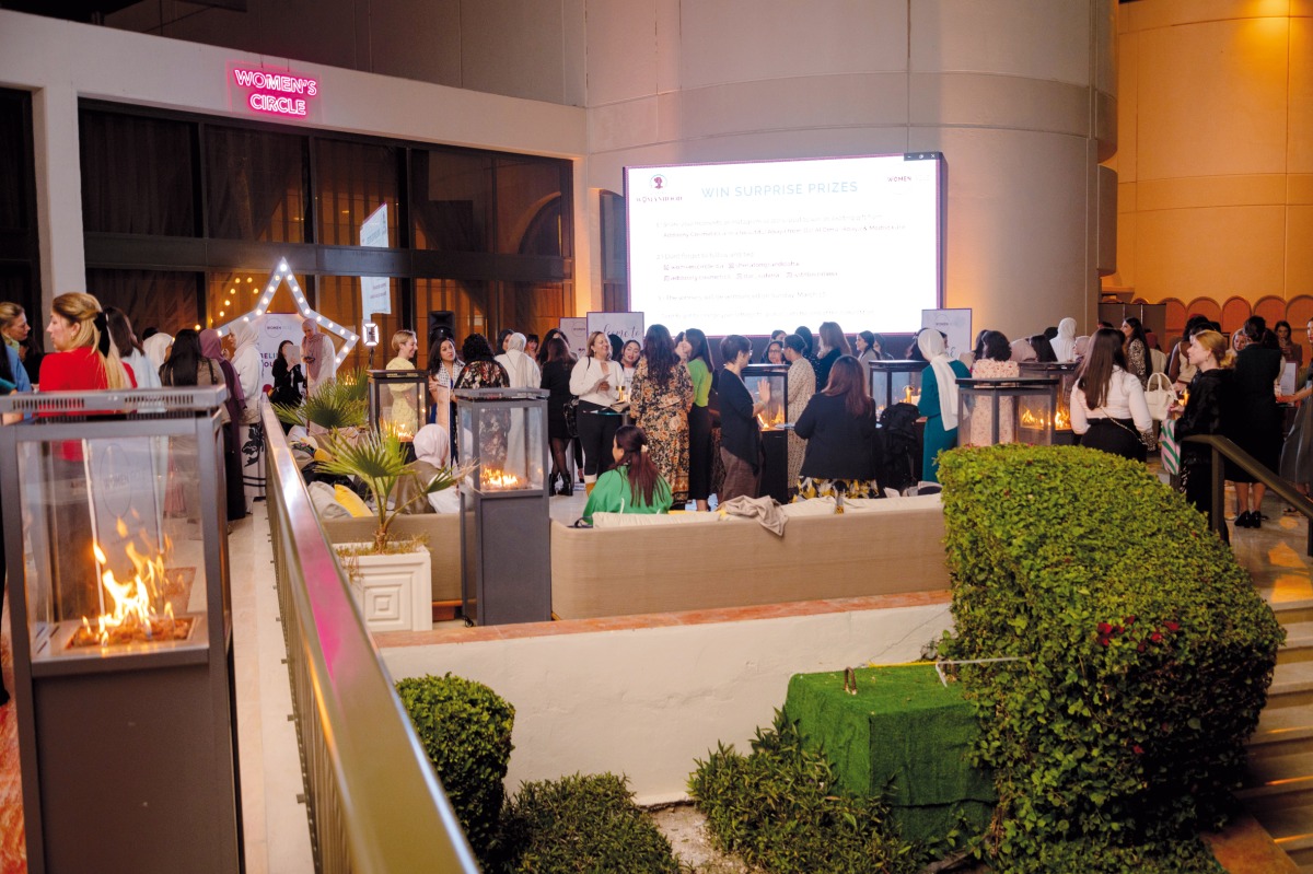 Participants at the International Women's Day event.