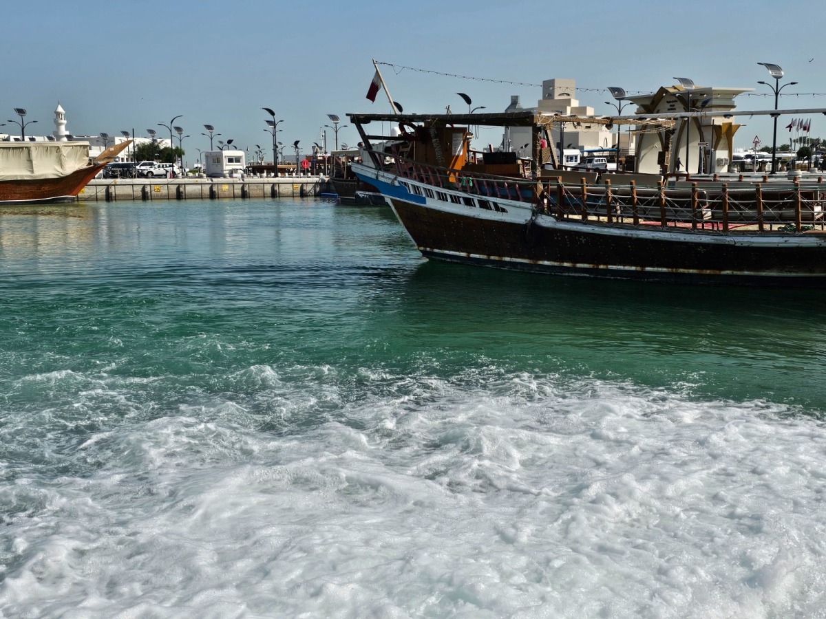 QMD also issued a marine warning due to thundery rain accompanied by strong wind and high sea. (Pic: Marivie Alabanza / The Peninsula)