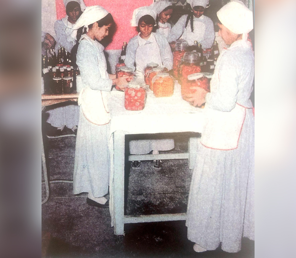 Old Qatar School, one of the exhibits on display at the event.