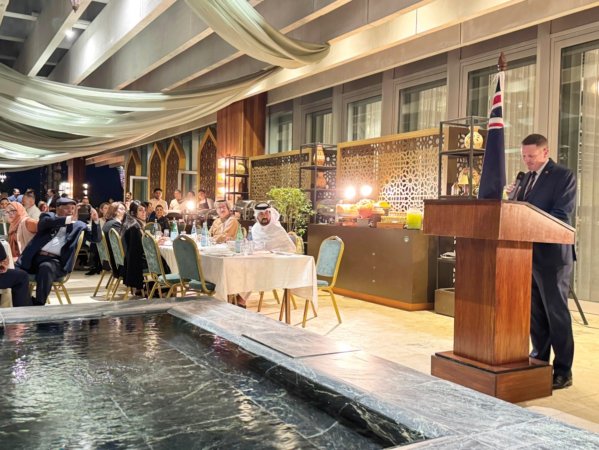 Ambassador of Australia to Qatar H E Shane Flanagan during the Suhoor event at The Ned Doha.