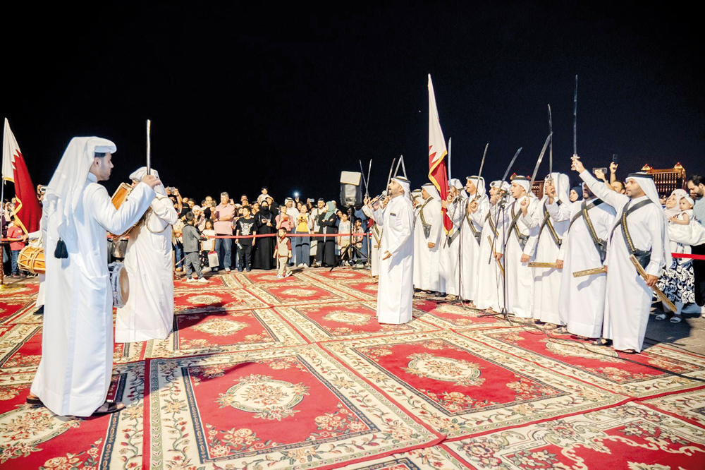 A cultural performance as part of the Eid festivities at Katara. Pic: Amr Diab/The Peninsula