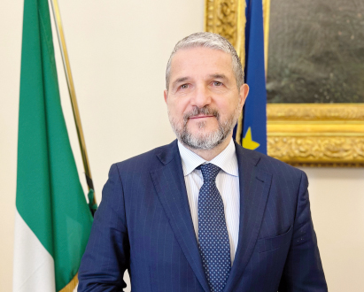 H E Valentino Valentini, Italy’s Deputy Minister of Enterprises and Made in Italy.