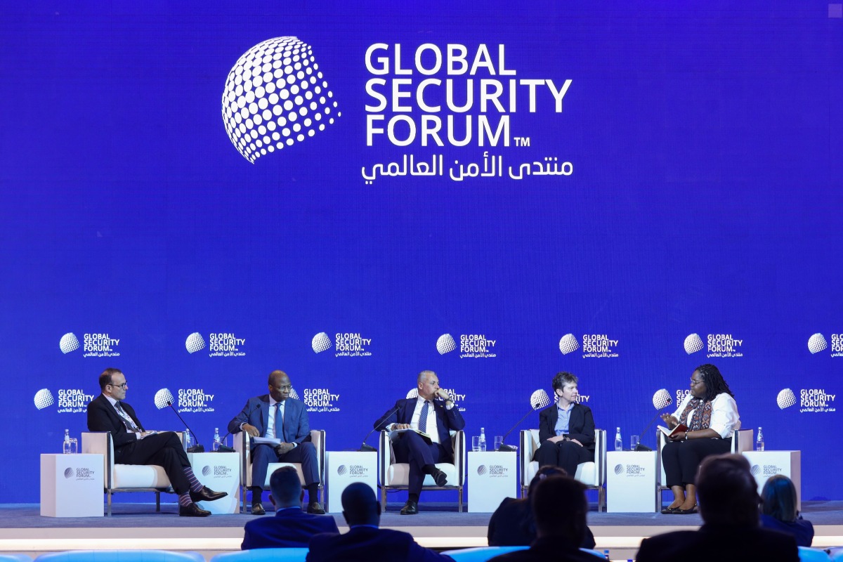 Director, Chief of Branch at United Nations Security Council Counter-Terrorism Committee Executive Directorate, Dr. David Scharia (left) at the panel discussion that brought together researchers from across Africa to discuss factors exacerbating the terrorism threat in different parts of the continent.