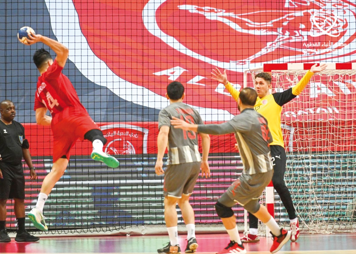 Action during the Qatar Cup final between Al Arabi and Al Duhail on Sunday. 