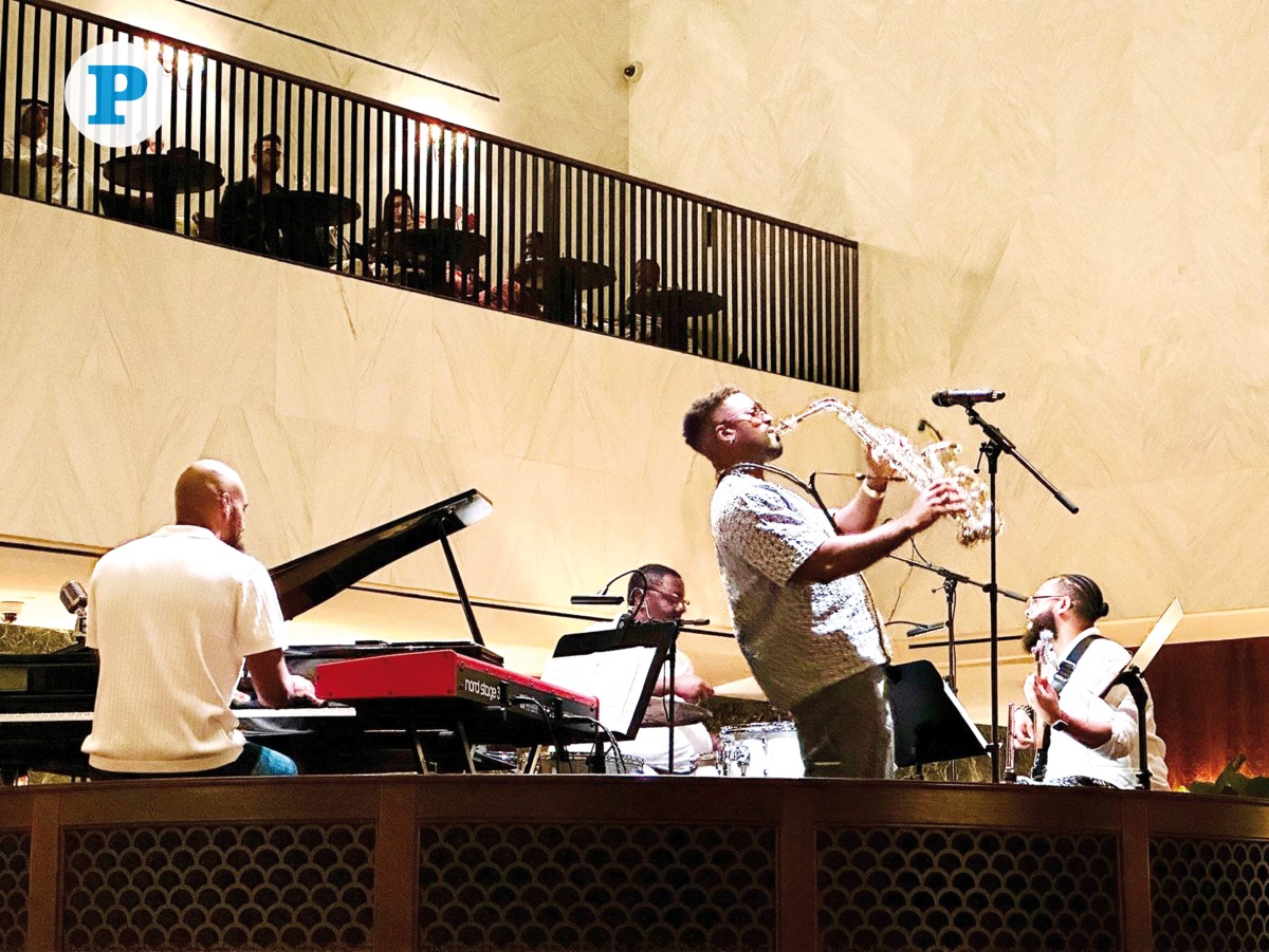 Jazz band Birckhead performing at The Ned Doha. Pic: Alexandra Evangelista/The Peninsula