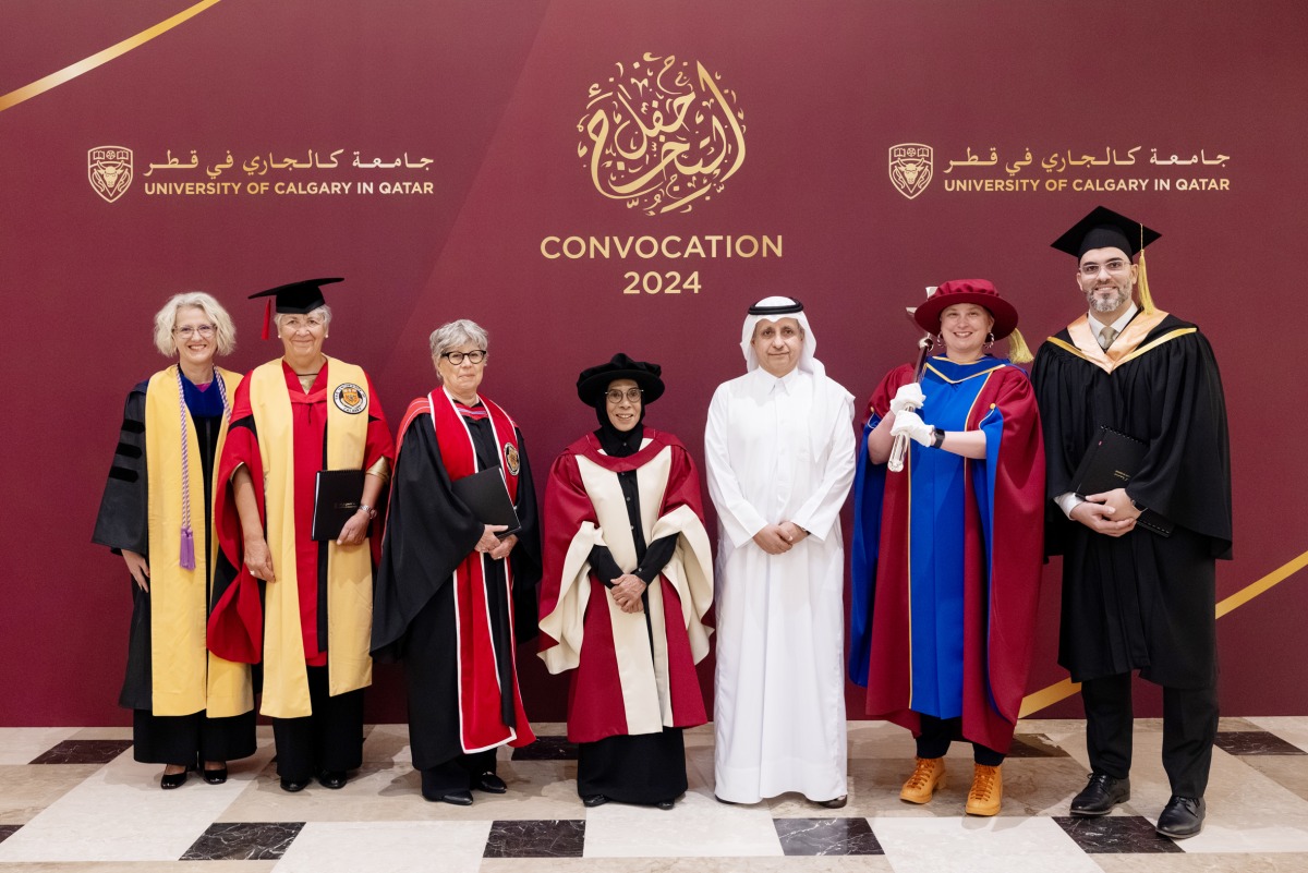 University of Calgary in Qatar celebrating the accomplishments of its graduating class of 2024.