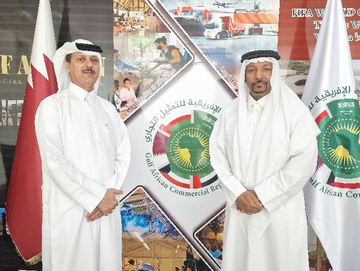 GACR President Saleh Gawas (left) and GACR Director Yassin Aman Mohamed Al Jabarti.