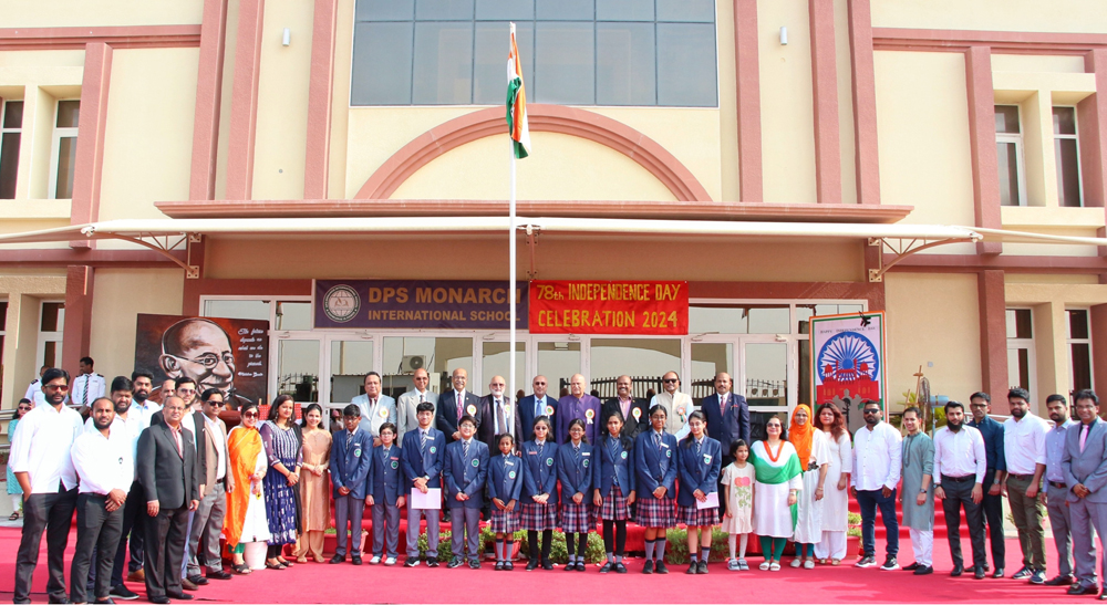 Guests, staff and students of the school during the ceremony.