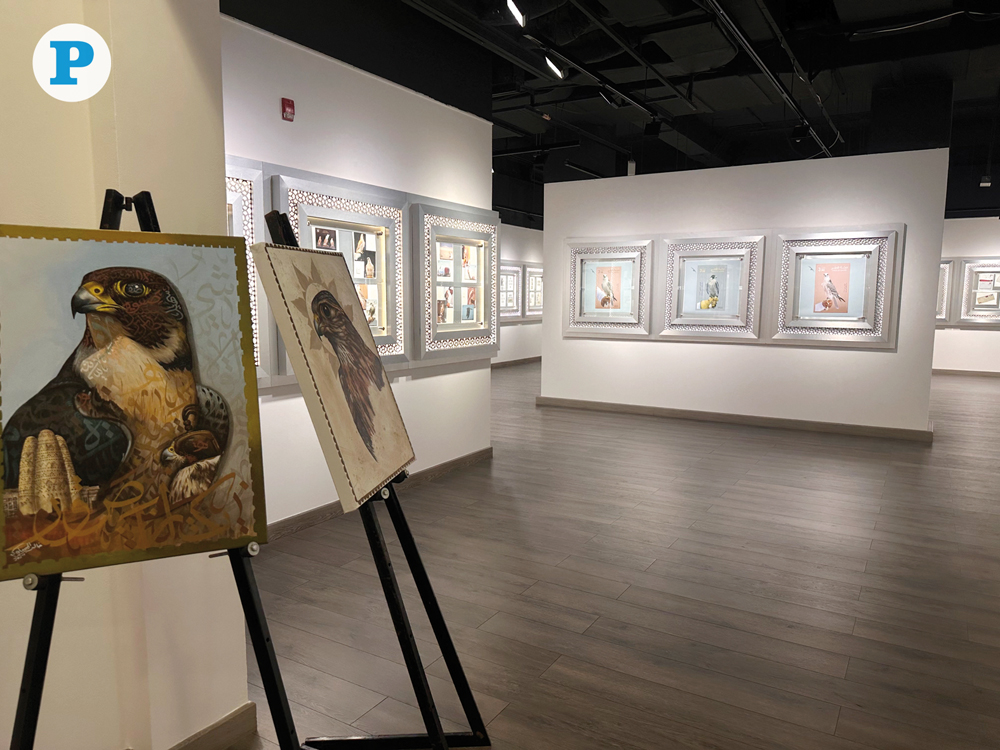 A section of the arts on display during the exhibition. Pic: Rawan Khalfan Al Nadabi