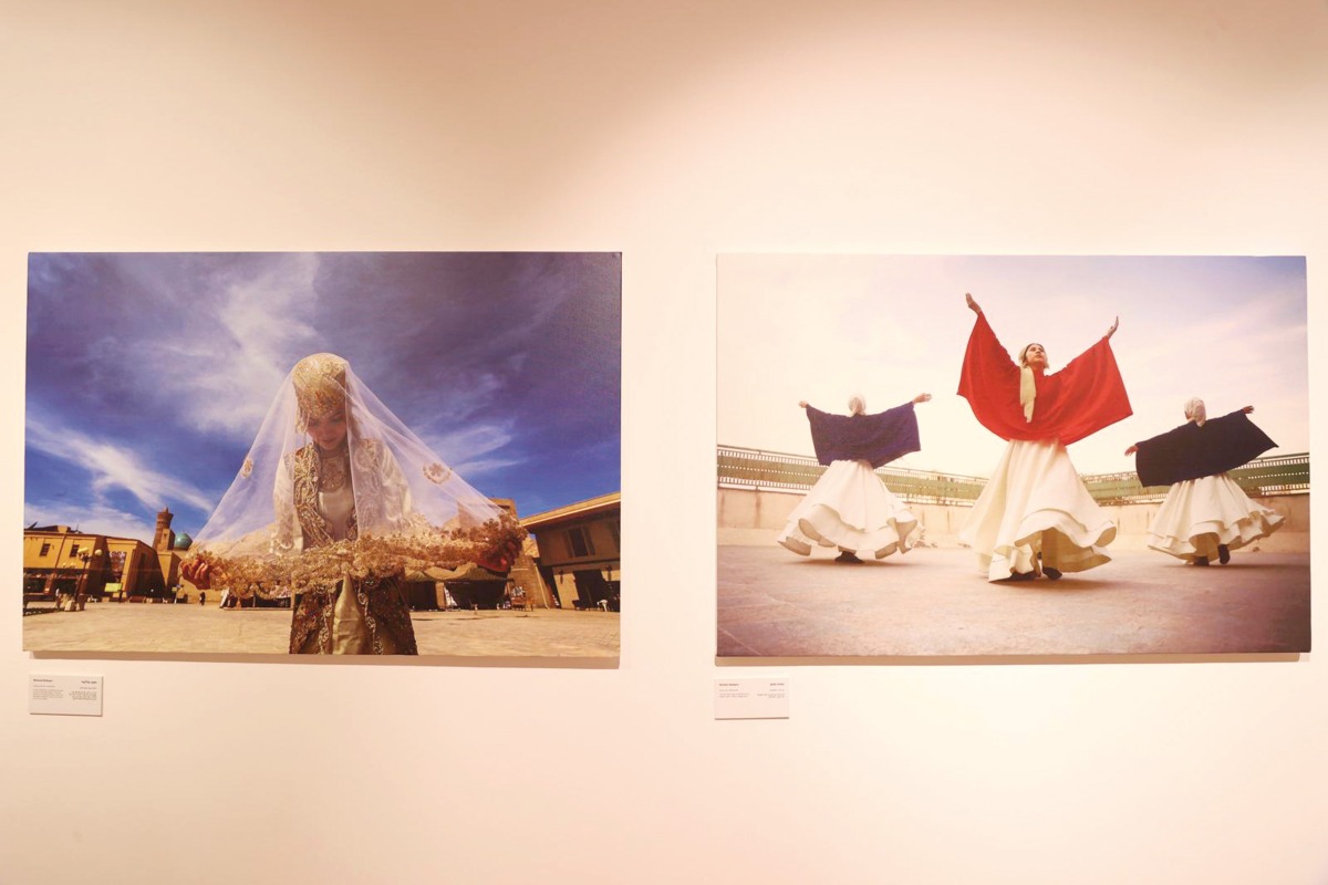 Two of the photographs from the exhibition.