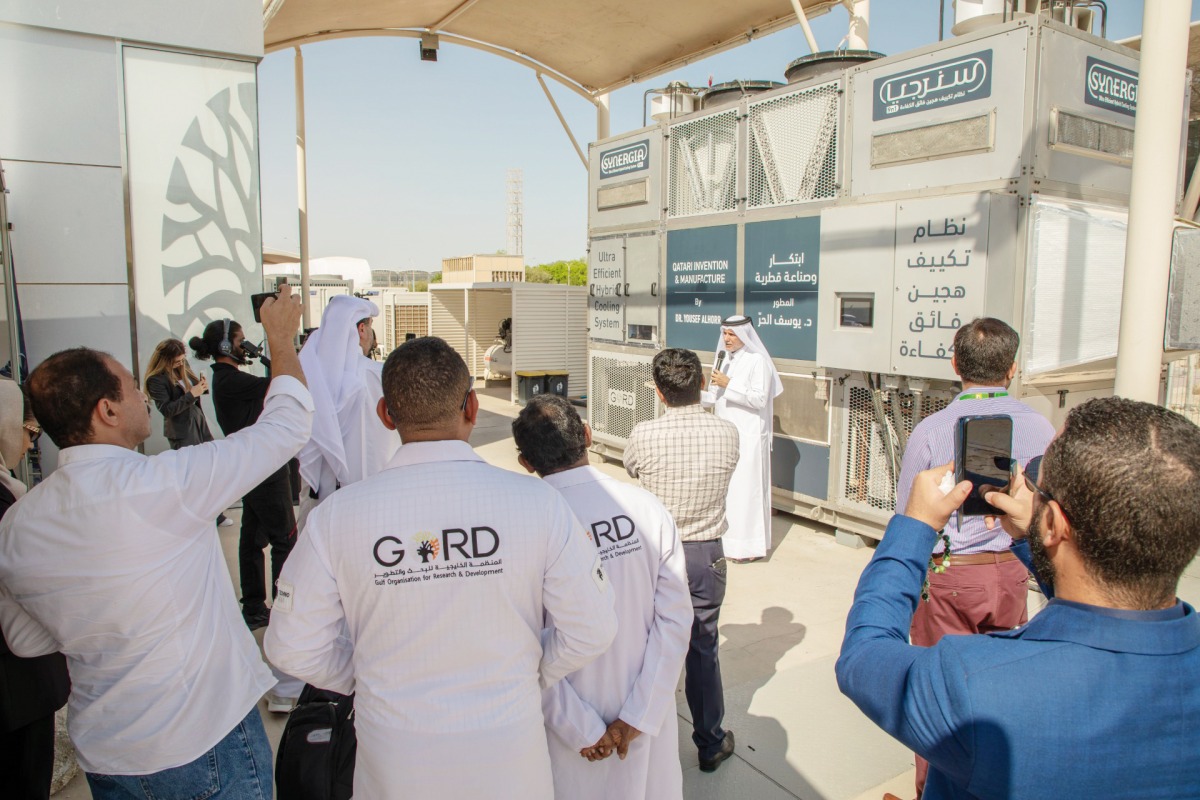 GORD’s Founding Chairman Dr. Yousef Alhorr briefing attendees.