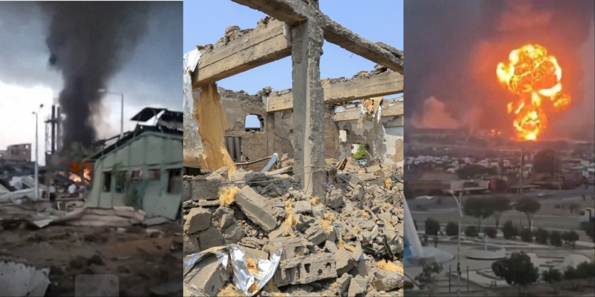 Airstrikes on Yemen by US, Israel, and allies. Photos by AFP.