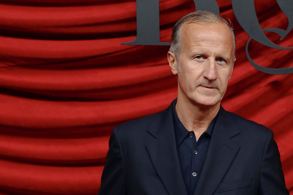 This photo taken on September 28, 2024, shows then Gucci deputy CEO (Chief Executive Officer) Stefano Cantino posing upon arrival ahead of The BoF 500 Gala at the Shangri-La Hotel in Paris, on the sidelines of the Paris Fashion Week Spring-Summer 2025. French luxury group Kering announced on October 8, 2024, the appointment of Stefano Cantino as CEO of Gucci, the company's troubled flagship brand. (Photo by GEOFFROY VAN DER HASSELT / AFP)