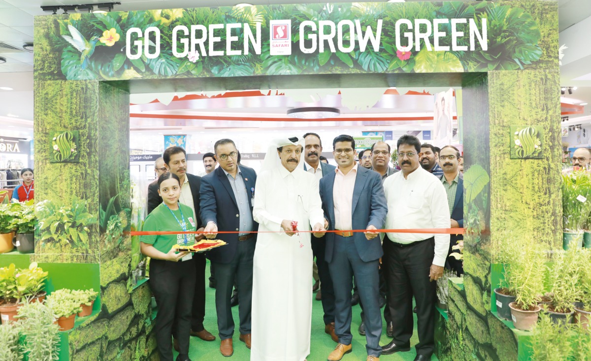 Safari Group Chairman Hamad Dafar Al Ahbabi and Managing Director Shaheen Backer with other Safari management representatives during the launch.
