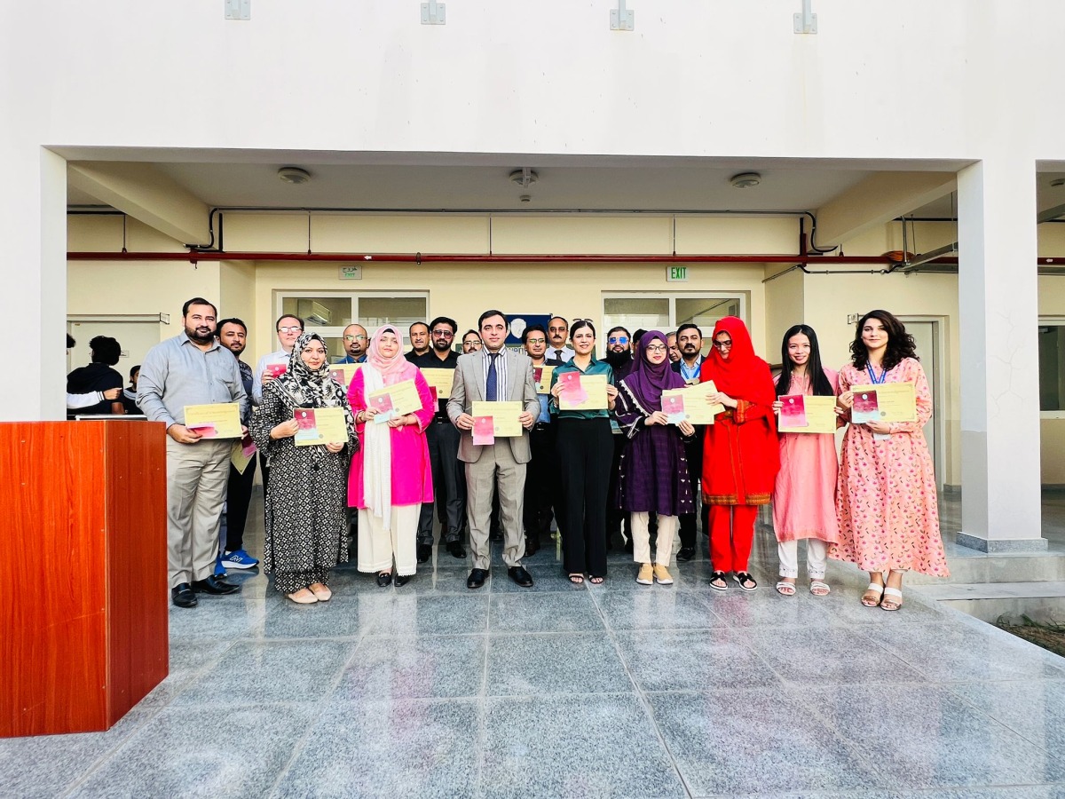 PISQ teachers at an event to mark World Teachers' Day. 