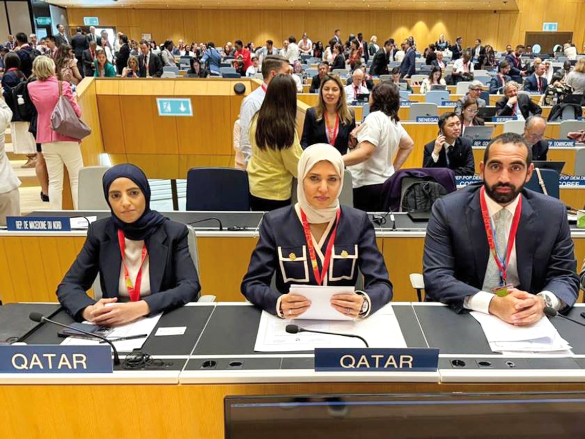 The State of Qatar has participated in the 65th series of meetings of the Assemblies of the Member States of the World Intellectual Property Organization WIPO, recently held in Geneva.