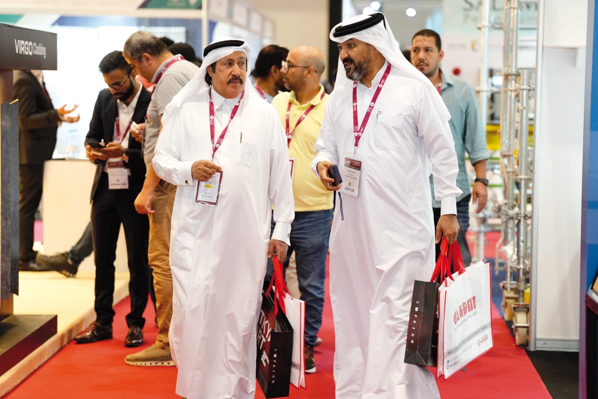 Visitors during last year's exhibition.